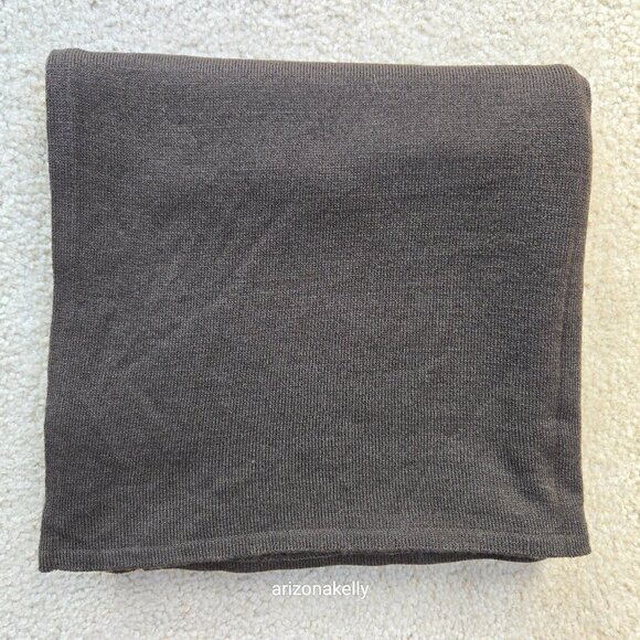 Lilly Pulitzer Cashmere Knit Wrap Chocolate Brown - Picture 10 of 10